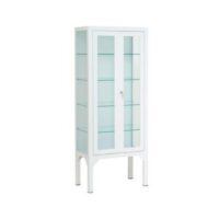 Vitrina Clinica 2 puertas Acero Esmaltado