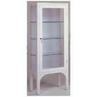Vitrina Clínica 1 Puerta Acero Esmaltado