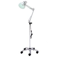 Portaluz Acero Cromado Peana Aluminio 5 Ruedas PLU102