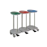 Carro Ropa Sucia  con Pedal y tapa CBP103